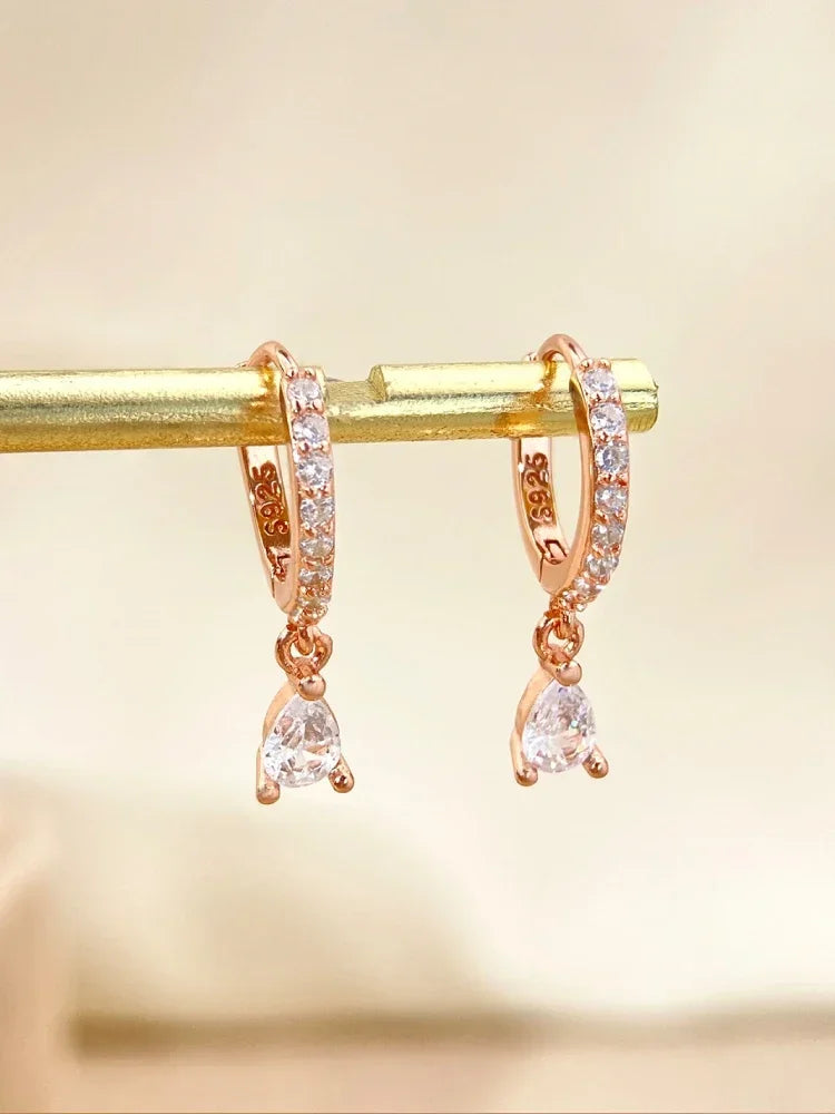 Ruby Vintage Hoops