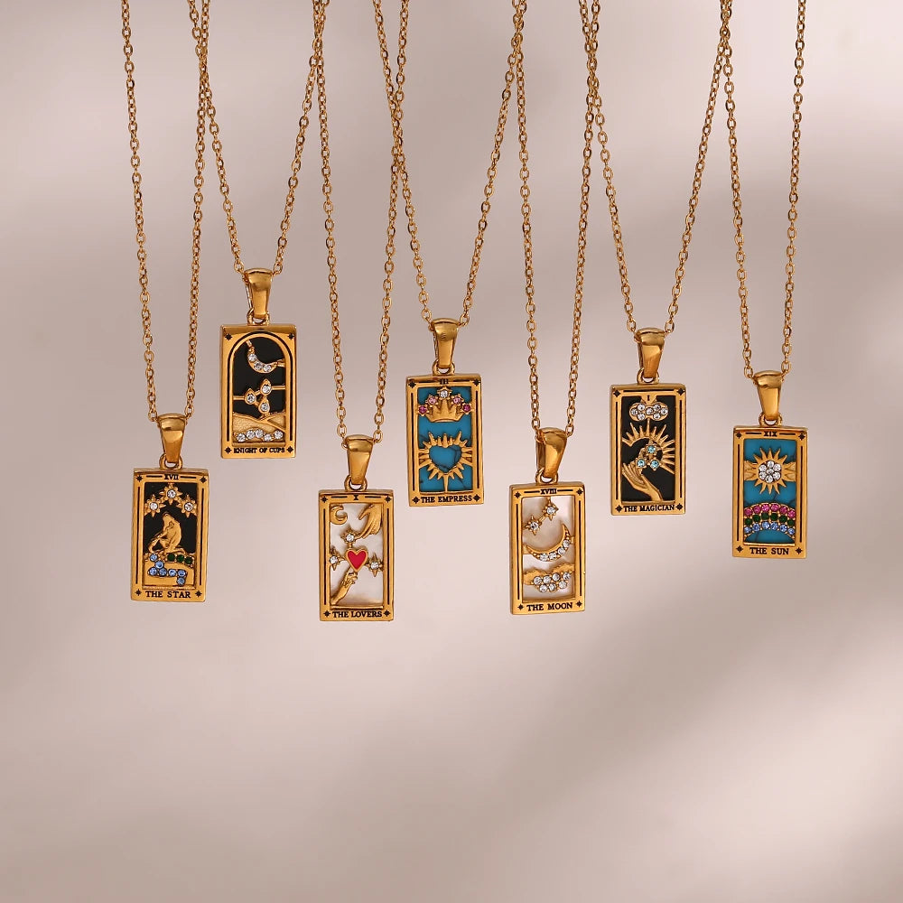 Mystic Tarot Card Necklace — Wear Your Card, Tell Your Story